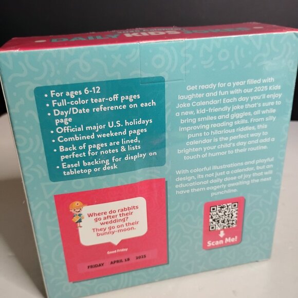 New Daily Kids Jokes 2025 Calander - Picture 2 of 3